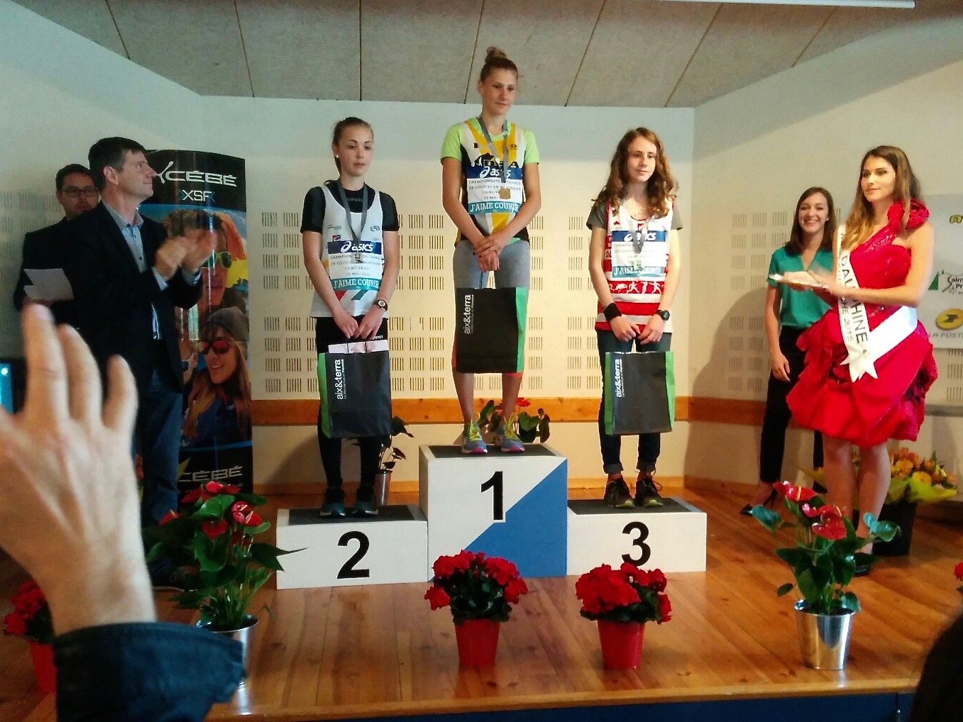 Podium France course de montagne Contance Parrot